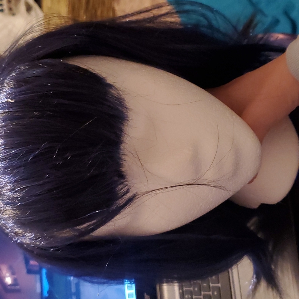 Navy Blue wig
